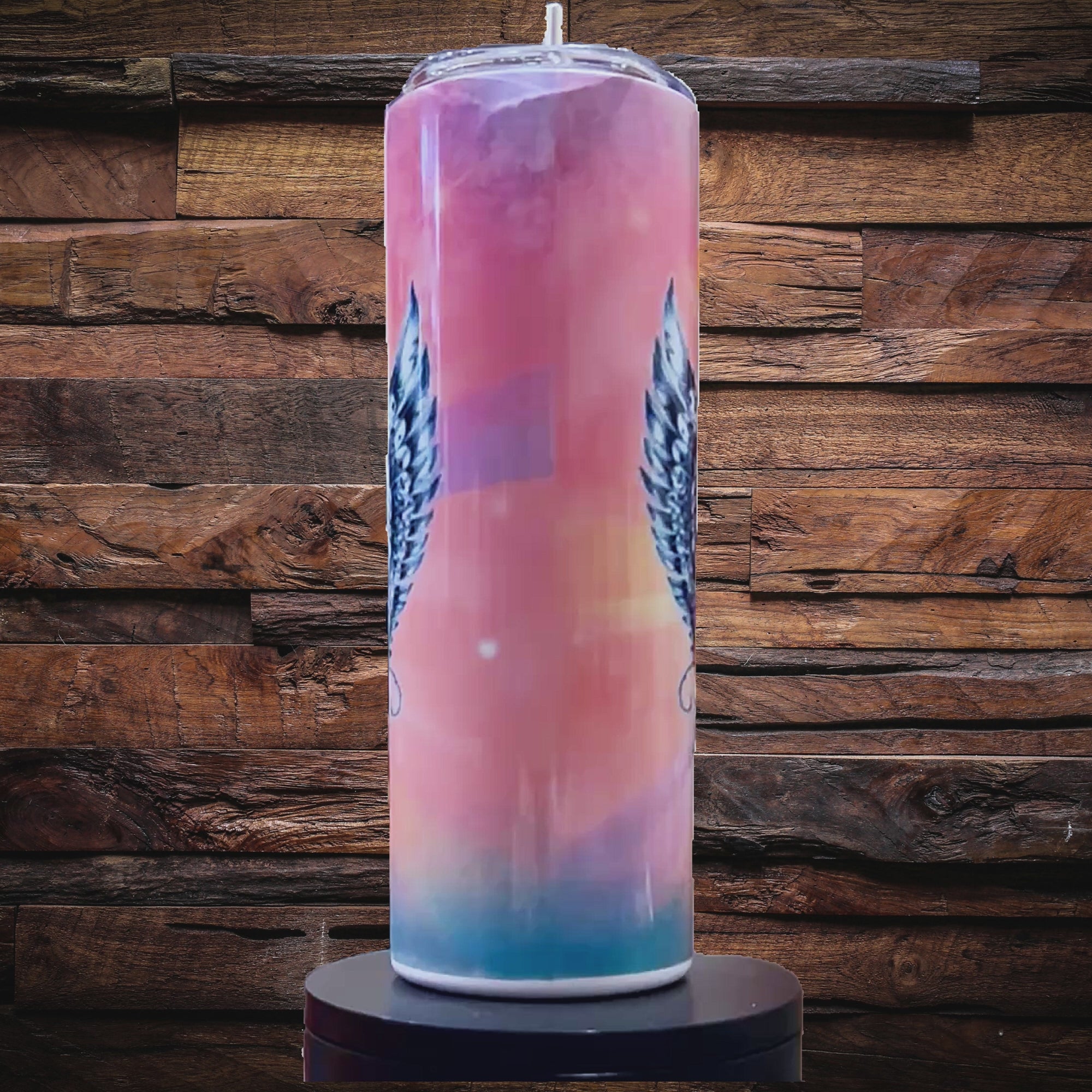 "Harley Wings and Roses" Tumbler 20 oz Stainless Steel Insulated